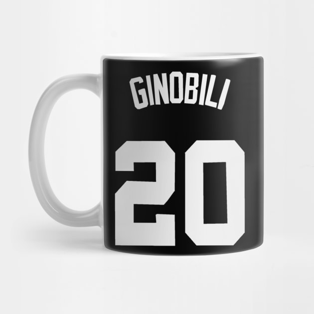 Manu Ginobili Jersey - San Antonio Spurs by xavierjfong